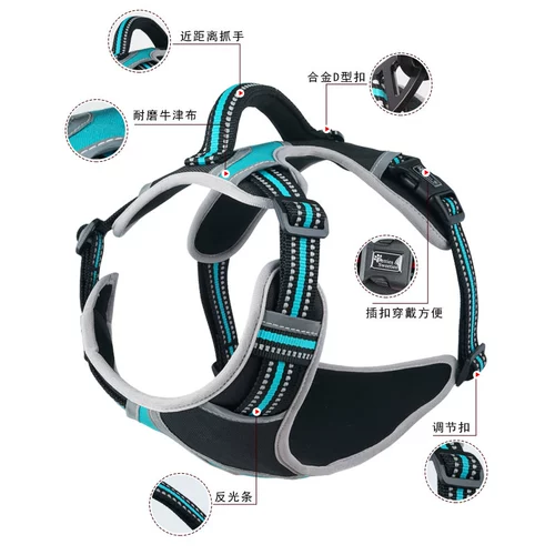 Торкция собачьего жилета Тедди Фонд члена Мао Сяо, Средняя большая собака собака Барт Барт и обратная прогулка для собак веревка