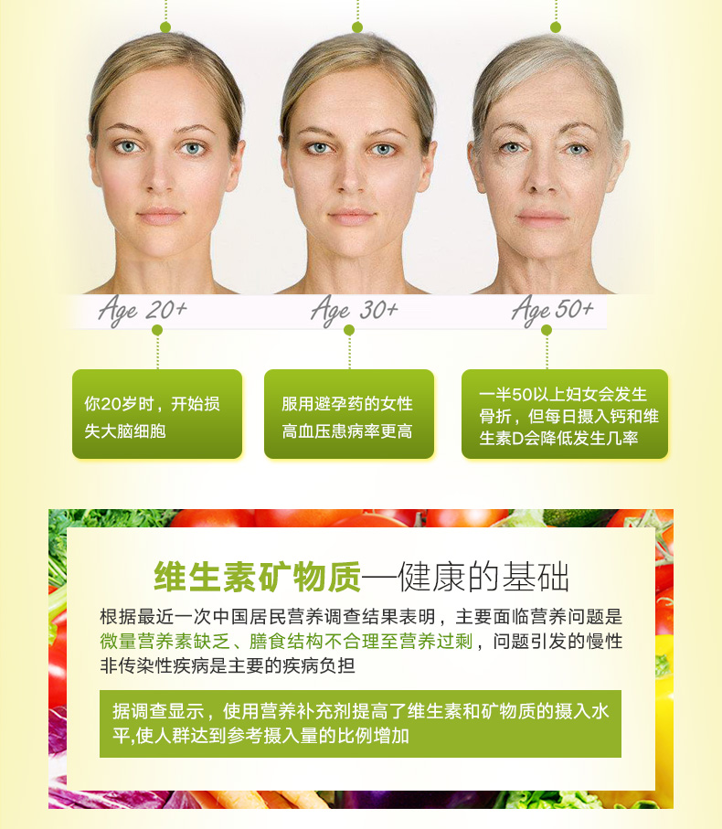 GNC Jian Anxi Nữ Nguồn xanh tổng hợp nhiều khoáng chất Các sản phẩm dinh dưỡng toàn diện cho sức khỏe - Thức ăn bổ sung dinh dưỡng tảo xoắn nhật bản