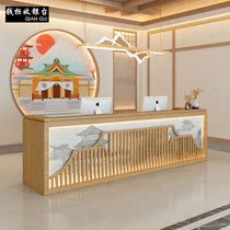 Cashier Hot pot front desk New Chinese restaurant shop Custom club Teahouse shop reception desk Beauty salon Bar