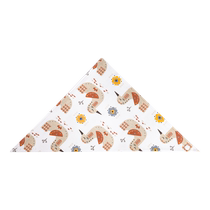 Baby saliva towel baby triangle towel pure cotton type A bib spring and summer newborn anti-vomiting milk bib childrens scarf