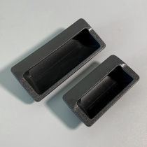 LS102 handle ABS plastic dark handle iron cabinet wardrobe drawer handle mobile door filing cabinet nylon