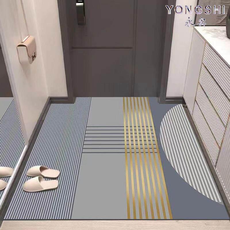 Special Door Mat for Entrance, Diatomaceous Earth Kitchen Door Mat, Non-Slip Water-Absorbing Foot Mat, Household Bathroom Entrance Carpet Mat