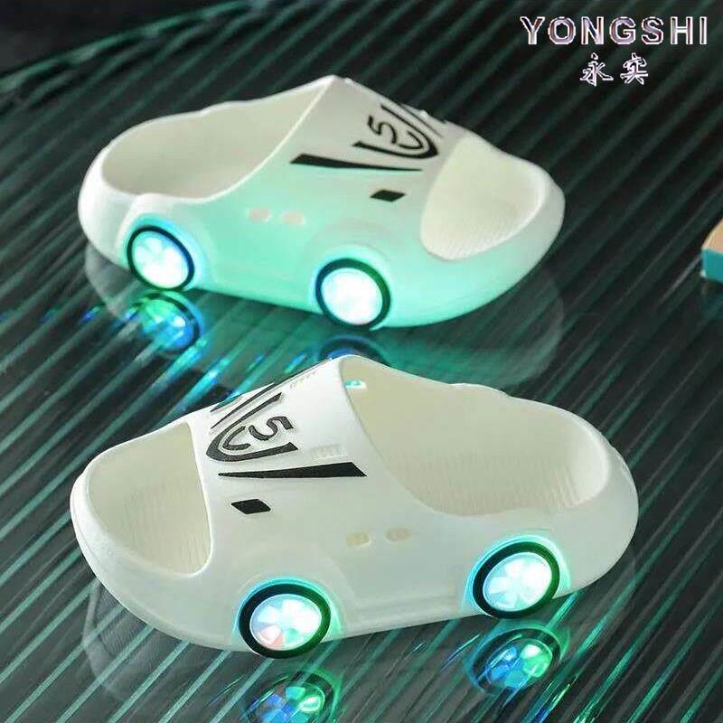 1. Summer Children's Slippers for Boys with Soft Soles, Bright and Shiny, Non-Slip Cartoon Design for Girls and Boys, Trendy Outdoor Wear 1. Summer Children's Slippers for Boys with Soft Soles, Bright and Shiny, Non-Slip Cartoon Design for Girls and Boys, Trendy Outdoor Wear