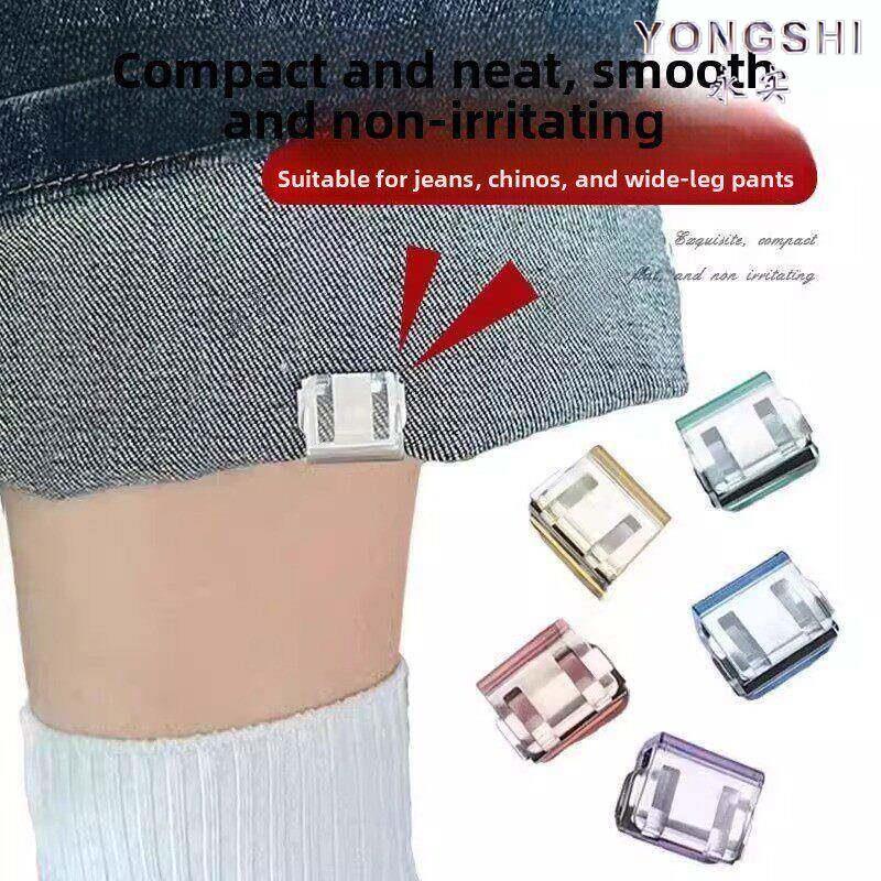 Anti-Dragging Trouser Leg Adjuster, Invisible No-Sew Trouser Leg Shortening and Fixing Tool, Adjustable Cuff Adjuster Anti-Dragging Trouser Leg Adjuster, Invisible No-Sew Trouser Leg Shortening and Fixing Tool, Adjustable Cuff Adjuster