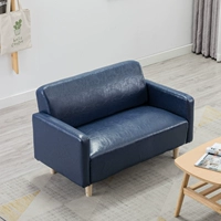 Глубоко синий масляная восковая кожа