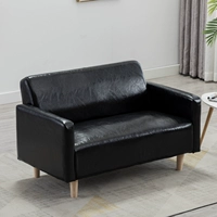 Черная масляная восковая кожа