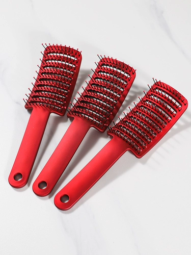 Лечебная расческа, изогнутый красный массажер, популярно в интернете