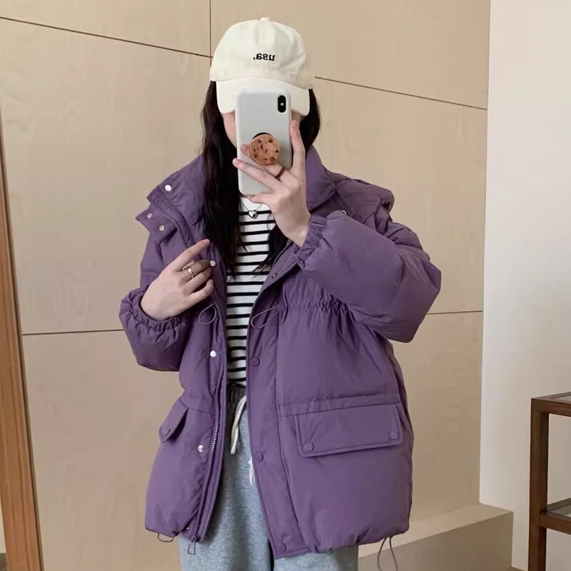Korean Style Mid-Length down Jacket for Women 2024 Winter New Thickened Drawstring Slimming Hooded White Duck down Hooded Coat Korean Style Mid-Length down Jacket for Women 2024 Winter New Thickened Drawstring Slimming Hooded White Duck down Hooded Coat