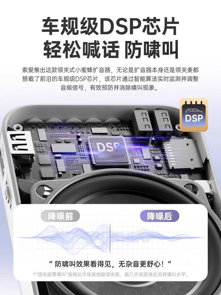 Sony Ericsson S350 Wireless Lavalier Microphone for Teachers, Dedicated Amplifier for Lectures, Microphone Speaker