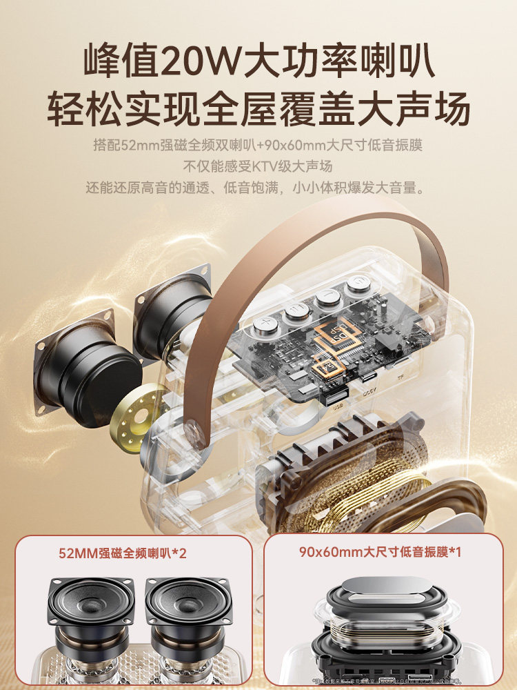 Sony Ericsson Gc200Pro Lyrics Bluetooth Speaker Karaoke Microphone Home Ktv Microphone Integrated Speaker for Singing at Home