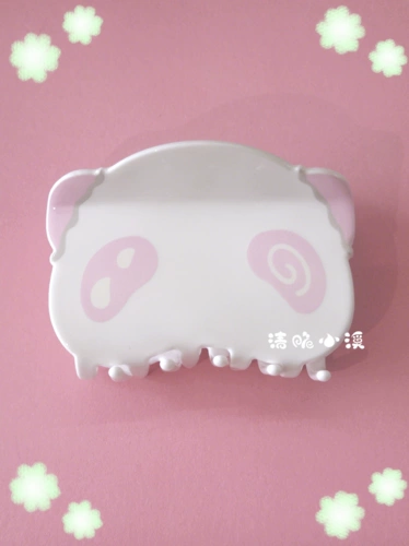 Крисп -Крик Оригинал * Китайская нежная панда * розовая шпилька панда, захватывающая зажима для волос.