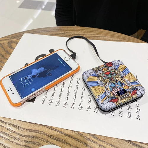 优者 Apple, xiaomi, huawei, маленький милый ультратонкий портативный вместительный и большой мобильный телефон с зарядкой, «три в одном», делается под заказ