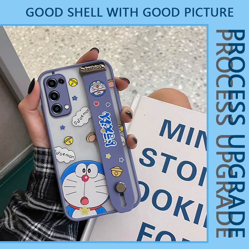 Oppo RENO3 Cute RENO4 Cartoon RENO5 Cell Phone Case Pro Crossbody A7 Silicone 8 Gel 9 Personality 72 Creative Dora 92s Wrist Protector All Bound
