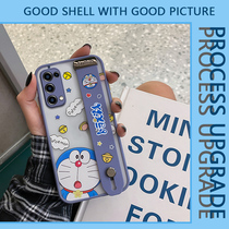 The best applies to oppo RENO3 cute RENO4 cartoon RENO5 mobile phone case Pro crossbody A7 Silicon 8 glue 9 personality 72 creative Dora 92s wristband all-inclusive border anti-fall