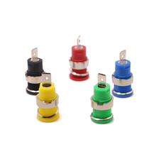 Eimais 4mm SAFETY PANEL SOCKET POST HEAD INSERTS Banana Socket PA Plastic Shell Nickel-plated AMASS