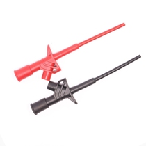 Professional fully insulated quick test clip test hook flexible probe high voltage differential test hook with 4mm socket