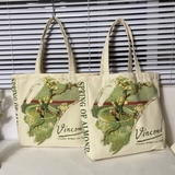 Оригинальная сумка на одно плечо, ретро школьный рюкзак, шоппер, европейский стиль, ручная роспись, простой и элегантный дизайн