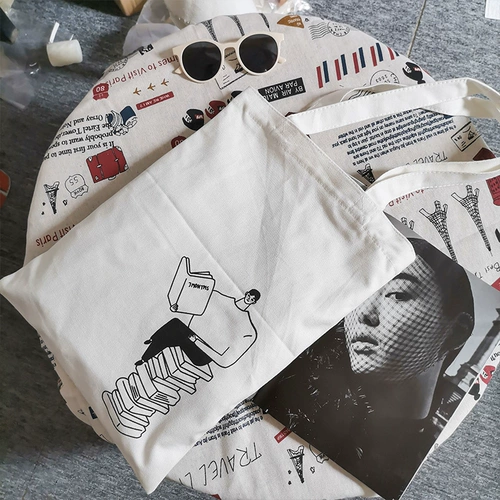 Свежий шоппер, вместительная и большая льняная сумка, летняя сумка на одно плечо, в корейском стиле, коллекция 2021