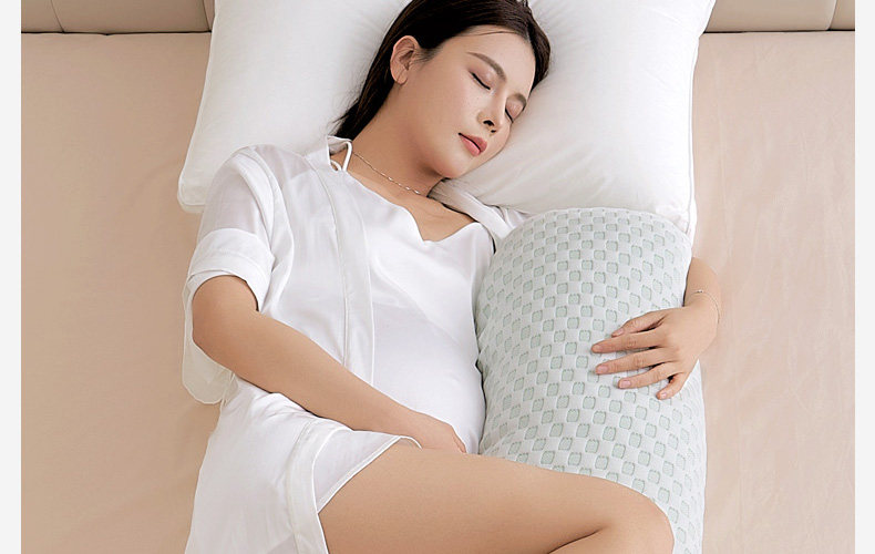Mommytime孕妇枕护腰侧睡枕托腹孕妇睡觉侧卧枕头抱枕U型孕妇用品 — 50