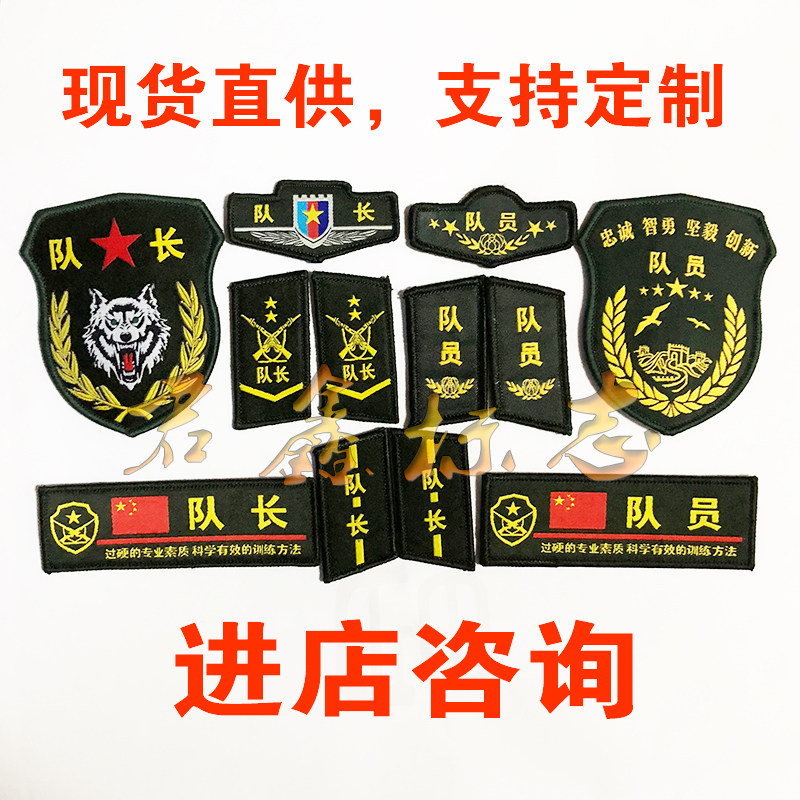 Arm - tailored armchapter shoulder chest collar of military training officer armchapter custom brooch brooch collar