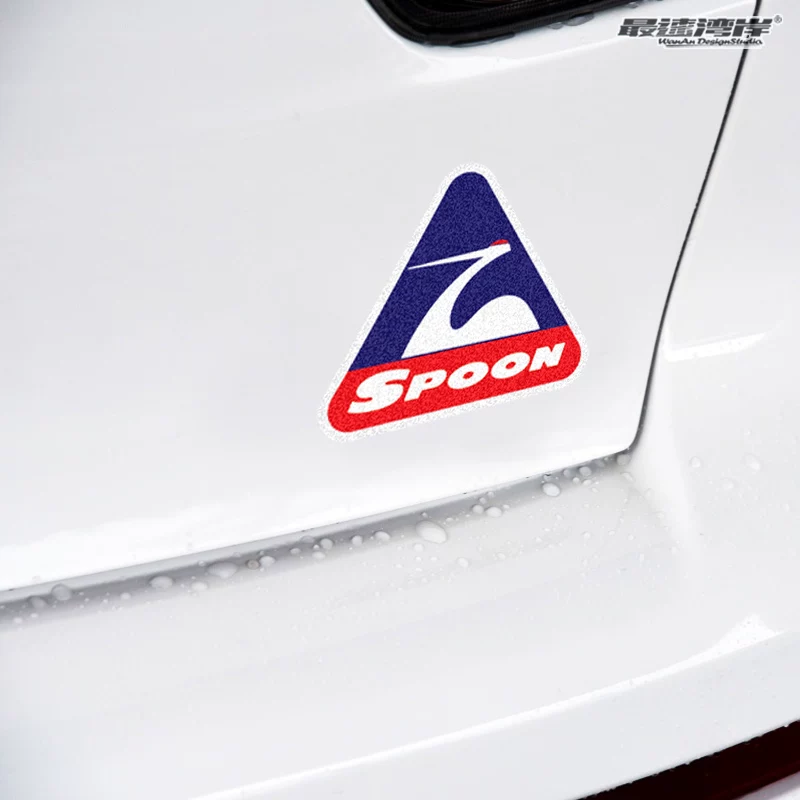 Suitable for Fit Civic Automotive Series SPOON Fan Patch JDM Modification Vehicle Patch FC2 FK8 GK5