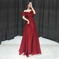 Бордовый, длинный