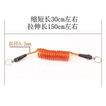 Wrench rope 60 rotation thick anti-falling belt spiral buckle pure steel wire high altitude anti-fall rope rope (blue)