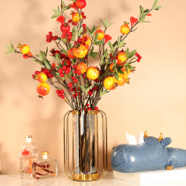 Glass Vase ornaments living room flower arrangement light luxury TV cabinet dining table modern home soft decoration creative American