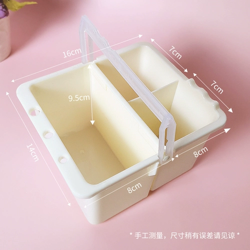 Универсальный держатель для ручек, художественный стаканчик для мытья кистей, ведро, акварель, пигментированная портативная маленькая художественная гуашь для школьников, 2 в 1, увеличенная толщина