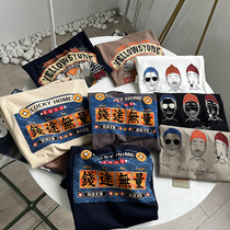 Full of vitality ~ cultural shirt Summer mens casual all-match comfortable soft cotton printed short-sleeved T-shirt