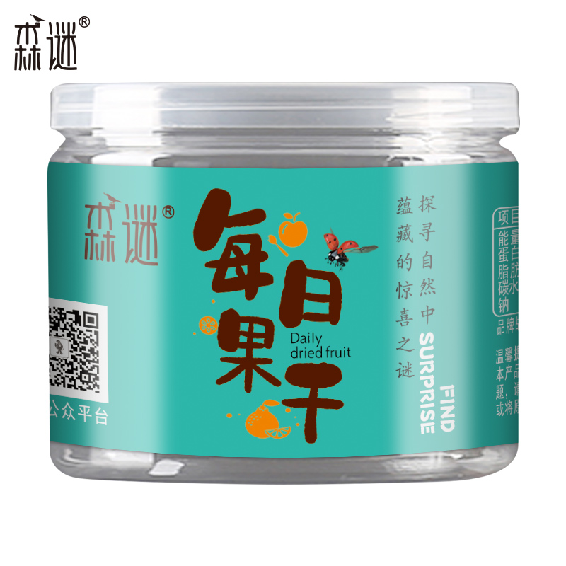 森谜每日果干100g*3罐 办公休闲零食果脯果干蜜饯礼盒