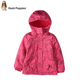 (Nhãn hiệu giải phóng mặt bằng) Mang Toddler trẻ em trai có thể trở thành Removable Dày áo gió cộng với Velvet Hood hai mảnh áo khoác hàng đầu.