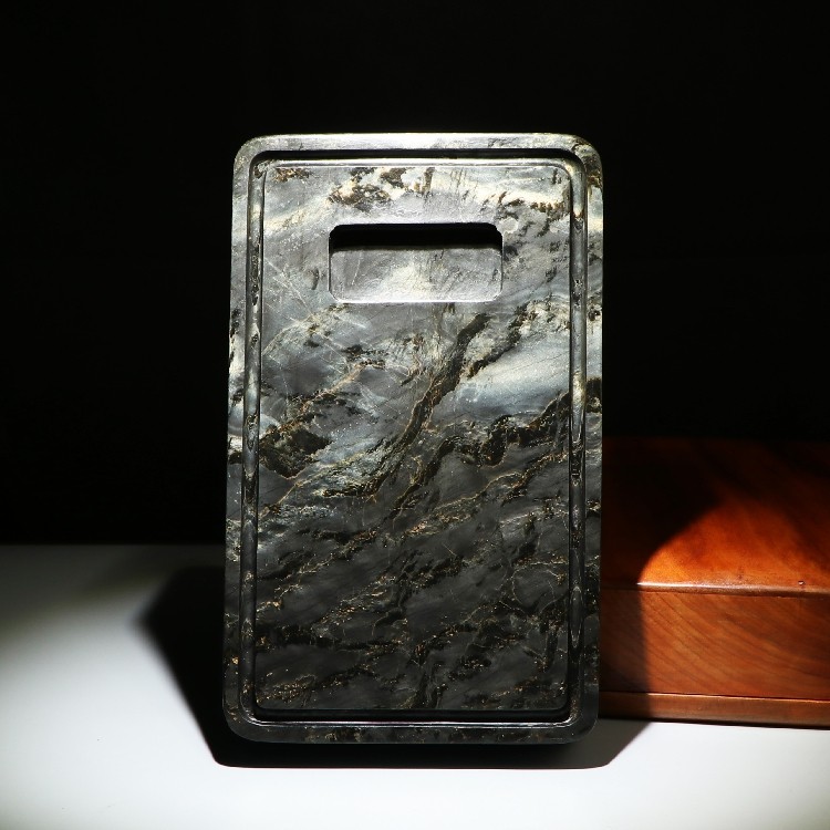 Non-hereditary Understone Ink Stones OLD PIT TIGER TATTOO GOLD STONE END INK STONE END INK STONE END INK HOUSE FOUR TREASURES COLLECTION GIFT INK STONE