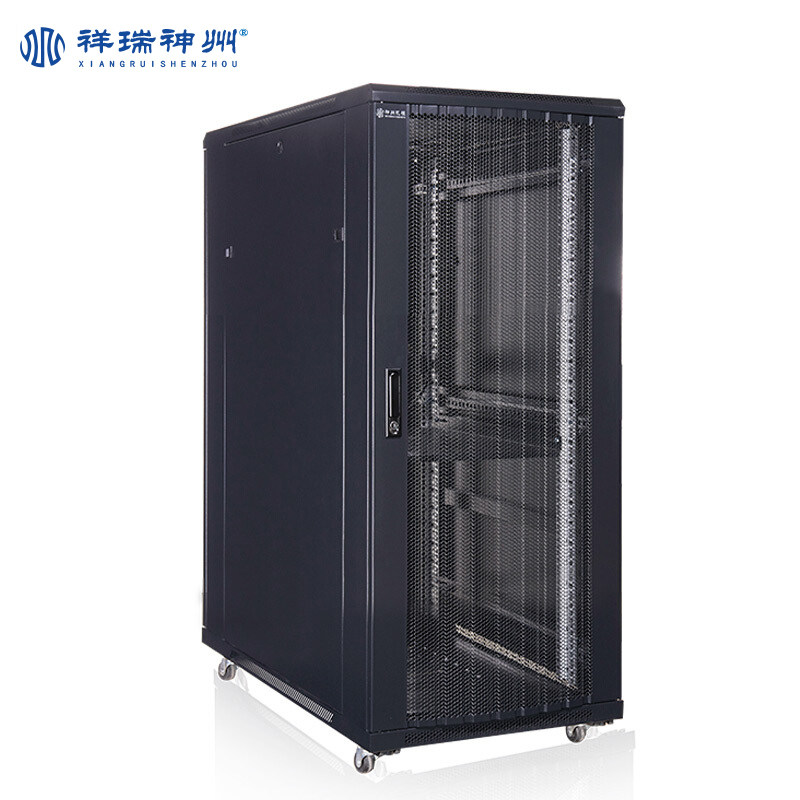 Xiangrui Shenzhou Shenzhou server cabinet 22u thickened Internet exchange work control cabinet 1 2 m TH 6022600 * 1000 * 1255 thick net door