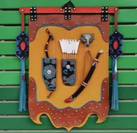 Набор украшений из трёх предметов (75*50 см)