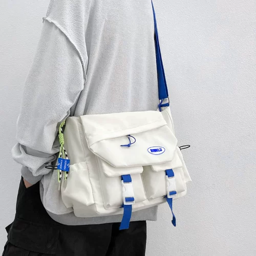 Классическая универсальная японская сумка через плечо для отдыха для школьников, сумка на одно плечо, подходит для студента