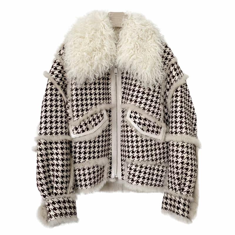 Winter woolen long jacket, 2021 collection, mid-length