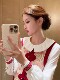 Spring Is a Great Time for Stylish and Sophisticated Tops, Korean Style, Unique and Not Commonly Seen, with a High-End Feel, Beautiful and Distinctive White Shirt Set