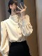 Spring Korean-Style Tops, Unique and Super Stylish, Age-Reducing, Beautiful, Light Luxury, High-End Feel, Commuter White Shirts