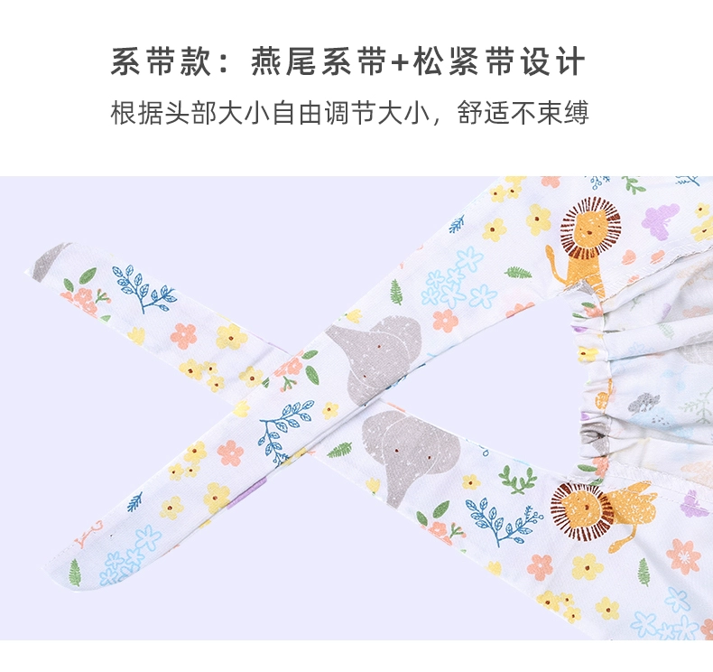 Mũ phẫu thuật Miruman nữ cotton nguyên chất y tá mũ hoa phòng phẫu thuật mũ đặc biệt bác sĩ làm việc mũ nam khăn xếp mũ y tế màu xanh