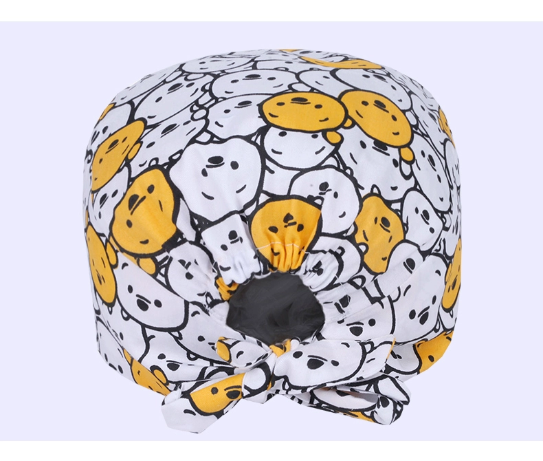 Mũ phẫu thuật Miruman nữ cotton nguyên chất bác sĩ nha khoa làm việc mũ phòng phẫu thuật mũ đặc biệt y tá mũ hoa thoáng khí mũ đội đầu y tế