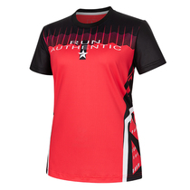 2021 Korean New badminton suit men and womens tops summer quick-drying T-shirt sweat sweating tennis sportswear