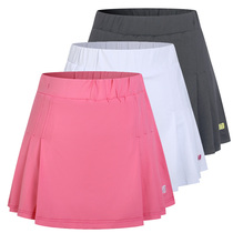 2021 New badminton dress womens skirt pants spring and autumn quick dry stretch breathable tennis skirt sports half shorts skirt