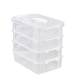 Children's Small Parts Assembly and Sorting Box, Puzzle Storage Box, Lego Toy Building Block Classification Box, Transparent