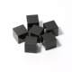 Natural Obsidian Cube Crystal Crafts, Square Ornaments, Feng Shui Stone Pendants, Seals, Home Desktop Decorations