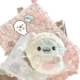 Cute Corner Creature Sesame-Seed Seal Plush Pendant Backpack Decoration Doll Toy Super Adorable Girly Style
