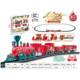New Electric Ocean Sightseeing Train Christmas Track Train Dinosaur Train Educational Assembly Toy