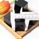 Natural Obsidian Cube Crystal Crafts, Square Ornaments, Feng Shui Stone Pendants, Seals, Home Desktop Decorations