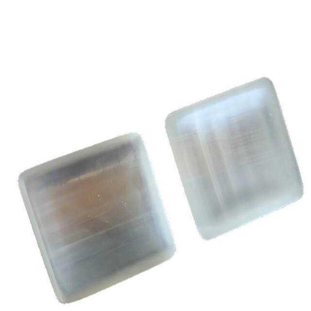 Square Natural Moroccan Gypsum Carving Bowl, Demagnetizing Storage Bowl, Selenite Bowl, Craft Decoration Ornament