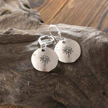 Cross-Border New Style Simple Retro Dandelion Earrings for Women, Personalized Fashion Earrings Wish